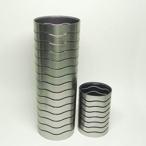 Jarrón Cilíndrico Alto de Plástico Metálico - Product Image 5