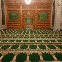 Tapis personnalisé Tapis islamique musulman pour mosquée Tapis classique pour la prière Masjid Tapis mural à mural Revêtement de sol