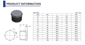 Фитинг для труб с шестигранной головкой, вилка с шестигранной головкой, переходник для адаптера из нержавеющей стали, Oem-дизайн, мужской шестигранный штекер, 3/4 Npt X женский - Product Image 5