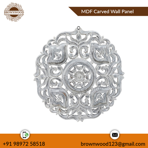 Factory Direct Supply Modern Design <b>MDF</b> Carved <b>Decorative</b> Wall <b>Panel</b> Round Shaped <b>Decorative</b> Wall Mandala at Discounted Price - Product Image 5