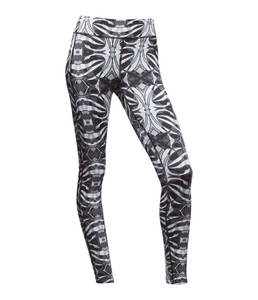 Mallas deportivas de LICRA para mujer, leggings de cuero sintético, color negro - Product Image 6