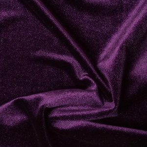 กระเป๋าเครื่องสำอางกำมะหยี่สีม่วงวินเทจ พร้อมซับในผ้าฝ้าย ปิดด้วยซิป ประดับด้วยลูกปัด เลื่อม ดอกไม้ และมุก - Product Image 2
