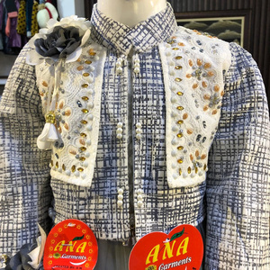 Vestido de invierno de lujo de doble koti con falda de red para fiesta, nueva calidad de exportación, disponible en 5 colores diferentes - Product Image 3