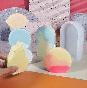 Moldes artesanales de <span class=keywords><strong>silicona</strong></span> para hacer jabón, moldes de aromaterapia para velas de Navidad, DIY - Product Image 6