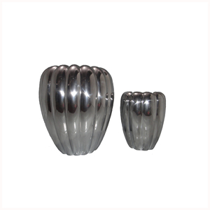 Home Living Room Decoration Metal Vessel Antique Finishing Aluminium Flower <b>Vase</b> for Living Room Home Decor Metal Vessel - Product Image 1