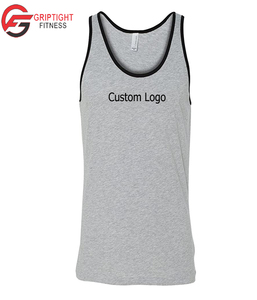 Bella Canvas Femmes Jersey Débardeur (3480) Athletic Gym Ringer Stringer Tank 100% Peigné Unisexe Jersey Débardeur - Product Image 2