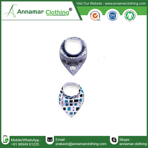 Bandana doux 100% en coton biologique bavoirs pour bébé bavoirs avant en coton imperméable bandana en polyester bavoirs pour bébé - Product Image 4