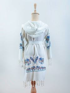 High Quality Cheap Price 100 Viscon Custom Design Printed <b>Ponchos</b> Kimono Pareo Kids Beach Robe - Product Image 2