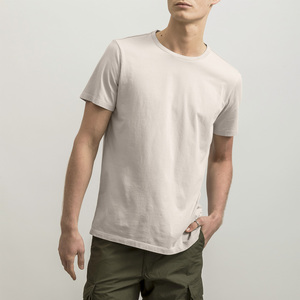 T-shirts en coton à col rond T-shirts vierges T-shirts en bambou pour hommes % 95% coton % 5 Spandex de l'usine turque - Product Image 5