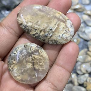 หินโมรา dendritic รูปเสือโคร่ง AAA ใบรับรองคุณภาพสูงแบบหลวม - Product Image 3