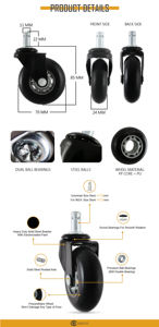 Roulettes de chaise à roulettes Rollerblades - Product Image 6