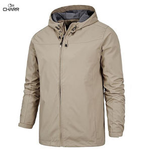 แจ็กเก็ตกันลมแฟชั่นผู้ชายสำหรับนักเรียนและออกกำลังกายผ้าแคนวาสแบบหลวมมีปกสำหรับฤดูหนาว - Product Image 4