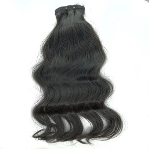 JAE Model 1027 100% Natural Cuticle Aligned Indian Remy Hair <b>Extensions</b> 100g Machine Double Weft TEMPLE RAW HUMAN HAIR - Product Image 1