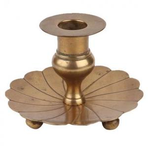 Juego de portavelas florales de aluminio con acabado de plata, portavelas decorativo de alta calidad, BASSIC, 2 unidades - Product Image 2