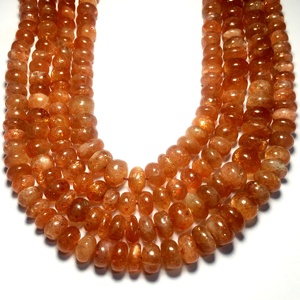 Cuentas de piedras preciosas sueltas con forma de Rondelle para hacer joyas, collar/pulsera, precio al por mayor por hebra natural - Product Image 1