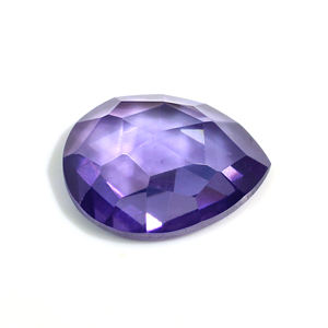 Pierres précieuses amples pour la fabrication de bijoux, pierre naturelle, lavande CZ, 20x15mm, princess et Rose, 31.88 Carat - Product Image 4