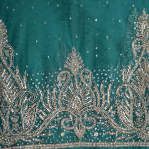 Foulard George perlé sur mesure pour femmes, toutes couleurs, ODM, 5 yards de soie, Rajgadhia Exports, pour adultes, Afrique, Support - Product Image 1