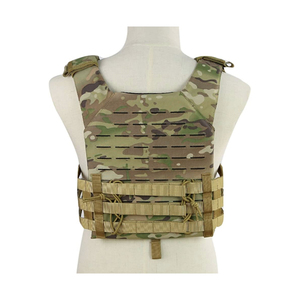 เสื้อกั๊กนิรภัยลายพราง Molle เสื้อกั๊กยุทธวิธีสำหรับใส่กลางแจ้งเสื้อกั๊กน้ำหนักเบาปรับได้สำหรับใส่ป้องกันร่างกาย - Product Image 3