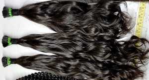 Extensiones de pelo humano Natural ondulado, mechones de pelo Natural ondulado con puntas en U y cierre Frontal, Envío Gratis - Product Image 5