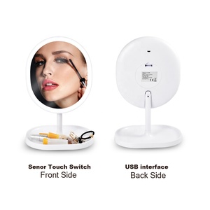 Travel and Home 10x Glass <strong>Magnifying</strong> Led Lighted Cosmetic Beauty Vanity <strong>Make</strong> <strong>up</strong> Led <strong>Mirror</strong> Makeup Table <strong>Mirror</strong> Makeup Led <strong>Mirror</strong> - Product Image 3