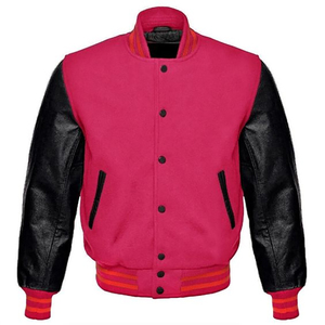 Wholesale Customized Ribbing Mens <b>Wool</b> <b>Fabric</b> Varsity Jackets - Product Image 1