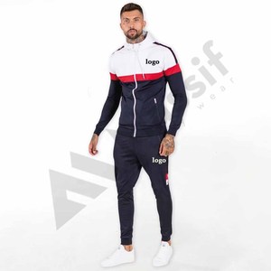 Conjuntos de logotipo personalizado de chándal para hombre OEM con servicio al por mayor en blanco liso - Product Image 6