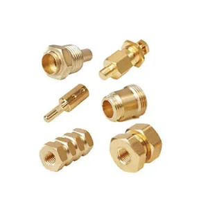 High precision custom small quantity cnc turning brass copper parts slotted screw bolts carbide wrench