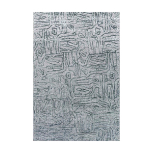 Alfombras con impresión Digital, lavables, con forma personalizada, tejidas, para decoración del hogar, color azul, con etiqueta privada - Product Image 1