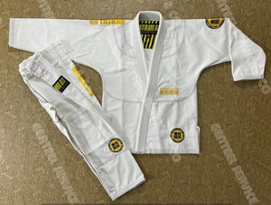 Top Trending Custom Made Brazilian Jiu Jitsu Kimonos de alta calidad 100% 450gsm algodón perla tejido al por mayor OEM Karate Sets - Product Image 5