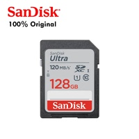 SanDisk 32 GO Ultra SDXC UHS-I Carte Mémoire-120 MB/s, C10, U1, Full HD, Carte SD-SDSDUN4-032G-GN6IN
