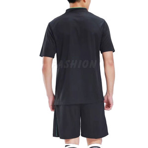 Uniformes de football respirants 100% polyester, OEM, entraînement de football, vente en gros, uniformes de football vierges, maillot de football personnalisé - Product Image 4