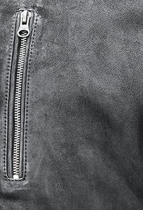 Chaqueta de moto de cuero negro de piel de oveja novato de alta calidad, ropa deportiva de motorista de calle hecha a medida para adultos, estampado transpirable - Product Image 4