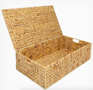 Bañadores de almacenamiento de jacinto de agua, juego ecológico, 2 unidades, Natural, tejido a mano, cesta de almacenamiento de agua de Vietnam - Product Image 5