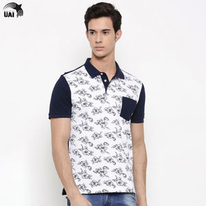 Camisetas de Golf Casuales de Jersey 100% Algodón, Transpirables, con Bolsillo, Manga Corta, Antiarrugas, con Logotipo Personalizado para Hombre, Modelo 2026 OEM - Product Image 2