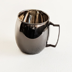 Hot Sell Black Nickle Moscow Mule Mug Cocktail Hammer Copper Plated Cup - Product Image 1