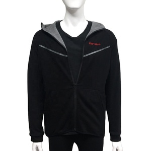 Custom Embroidery Logo Unisex 5V USB <b>Electric</b> <b>Heated</b> Hoodie <b>Jacket</b> with Carbon Fiber Heating Pads - Product Image 4