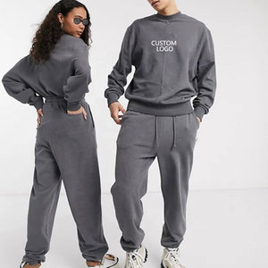 Customised Fortune Apparel Offer <b>Women</b> Tracksuit / 2 Piece Full Zipper shirt With Sweat Pant /Jogging <b>Suits</b> For unisex - Product Image 3