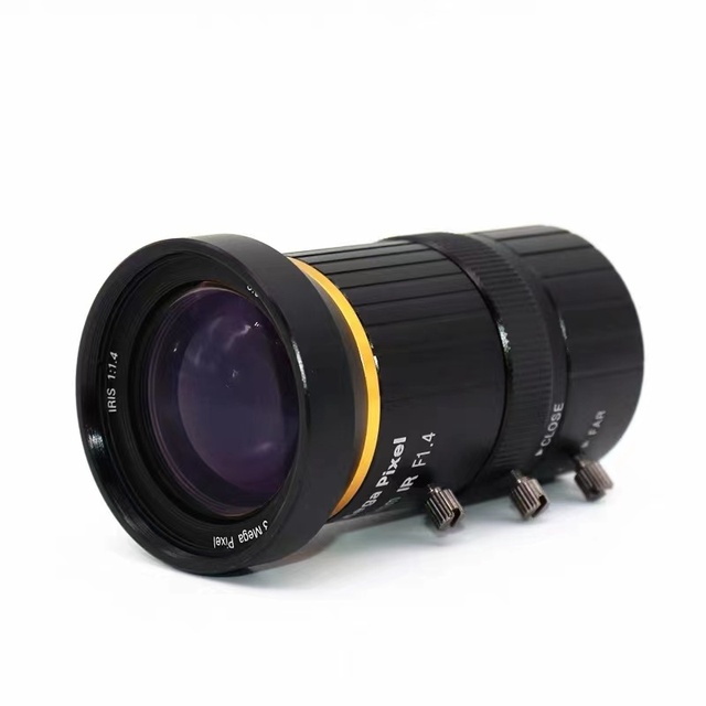 3.0 MP 5-50mm IR F1.4 HD CCTV Lens Manual Iris Vari Focal C Mount Lens for Cameras Lens FA