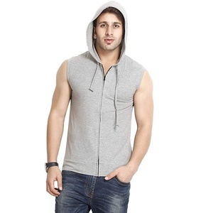 Hot Sale On <b>Men</b> Hoodies Top Best High Quality Sports Gym Wear Hoodie Training Running <b>Pullover</b> Stretched Sleeveless Hoodie - Product Image 1