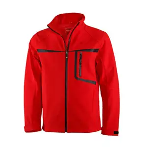 Jaqueta de pescador de secagem rápida com logotipo personalizado, blusa corta-vento de poliéster à prova de água respirável para uso externo de fábrica