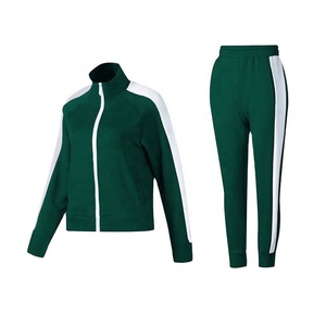 Fantastic New Designs of Women Tracksuits Zipper Hoodie Jogger Suit Tracksuit for Ladies Girls Cheap Price - Product Image 2
