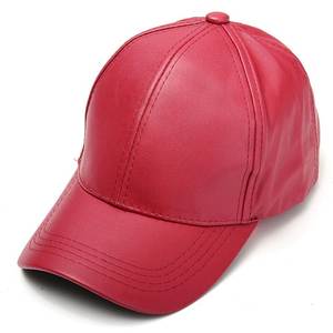 หมวกหนังแท้สำหรับผู้ชาย,หมวกแก๊ปแฟชั่นหนังวัวสไตล์อังกฤษวินเทจหมวกแบบปรับได้สำหรับฤดูใบไม้ร่วงฤดูหนาว - Product Image 2