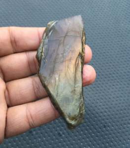 หินลาบราดอไรต์ธรรมชาติแบบหยาบ,หินอัญมณีสีฉูดฉาดคอลเลกชันสำหรับตกแต่งสวน - Product Image 3