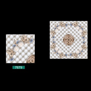 การออกแบบ 3 มิติการออกแบบตกแต่งกระเบื้องปูพื้นพอร์ซเลนขัดเงา 40x40 ซม - Product Image 1