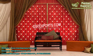 ตกแต่งผนังด้วยเชิงเทียนโลหะสำหรับงานแต่งงานสุดหรู  ตกแต่งผนังเวทีงานแต่งงานด้วยเชิงเทียน  ตกแต่งผนังพิธีแต่งงานทันสมัย แคนาดา - Product Image 6