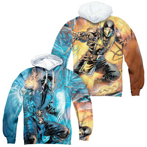 Sudadera con capucha para hombre, nueva prenda de algodón 100% bordada con sublimación, con cremallera completa, venta al por mayor, 2022 - Product Image 1