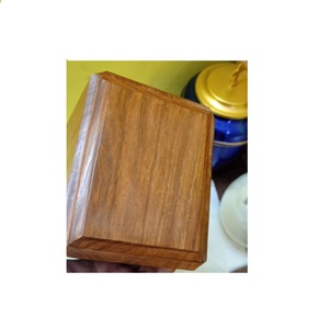 กล่องไม้โกศทรงสี่เหลี่ยมผืนผ้าสำหรับผู้ใหญ่อุปกรณ์งานศพของอินเดีย - Product Image 1