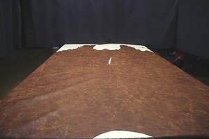 2023 rico marrón con luz marrón destaca | Cuero de vaca de la piel | Piel de cuero genuino de piel de vaca - Product Image 4