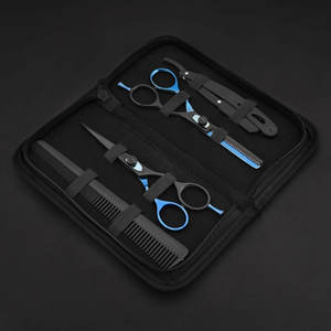 Ciseaux de barbier professionnels en acier inoxydable pour droitiers avec 32 dents, 6 pouces, outils de coupe de cheveux de salon - Product Image 5