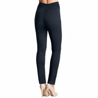 Leggings de maternité mi-taille en coton pour femmes enceintes, pantalons capri décontractés, respirants, antibactériens, pour le travail, le bureau, formels, en fibre de bambou